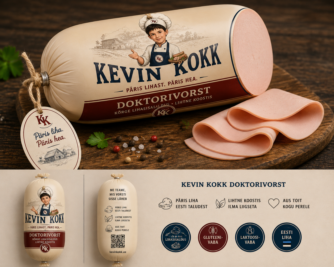 Kevin Kokk doktorivorst packaging concept